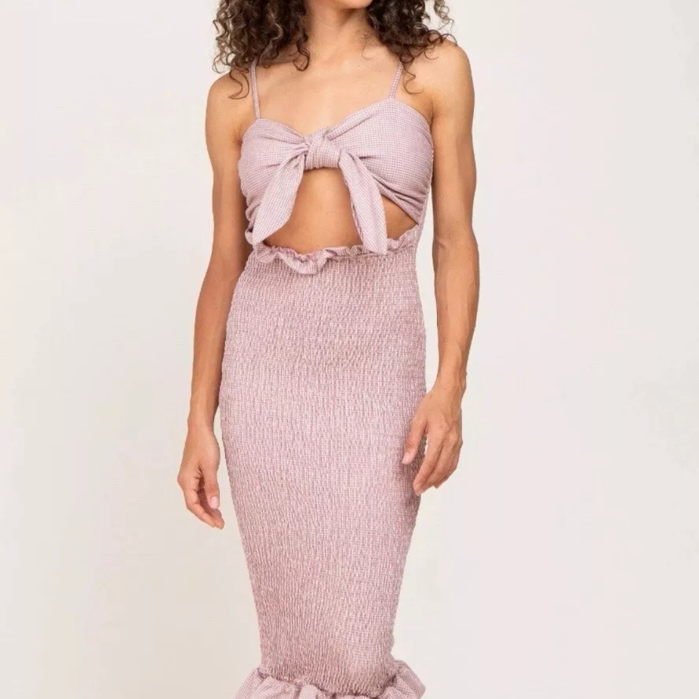 Chic Pink Two-Piece Set